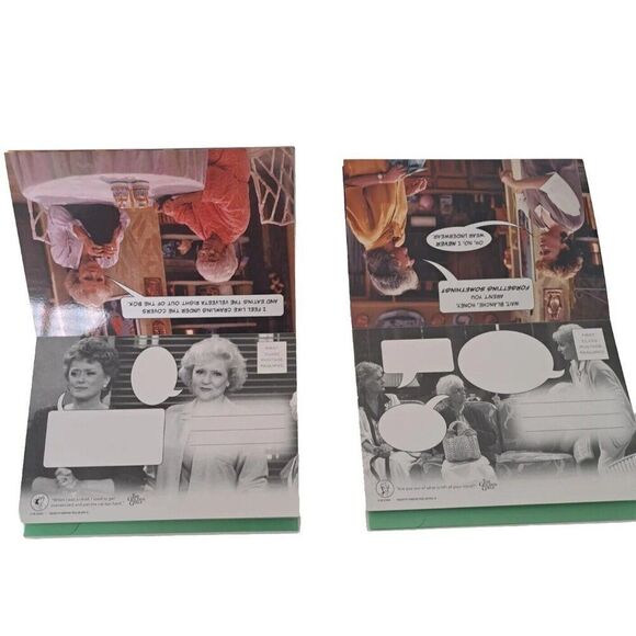 Golden Girls Quote Stickers Postcards New Lot Of 2 Books Keep One Gift One - Picture 3 of 4
